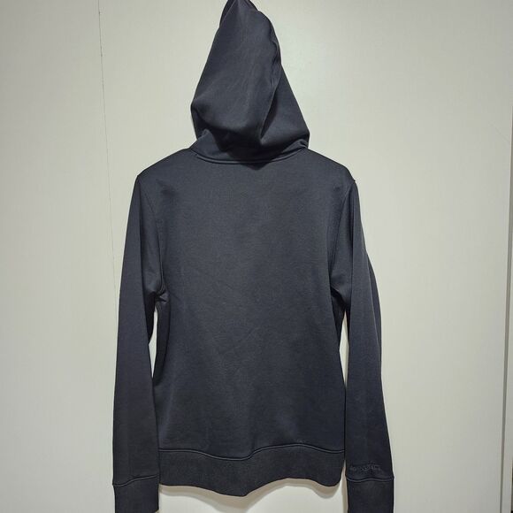 Under Armour Storm Hoodie Men's L Black Neon Green Blue ColdGear Fleece Pullover - Picture 5 of 9